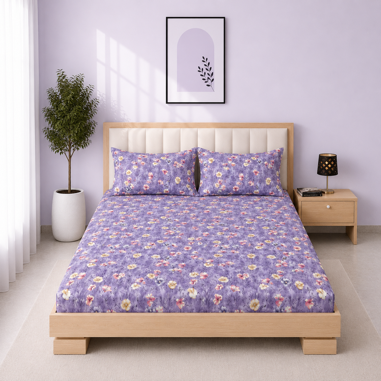 Camelia Pure Cotton Bedsheet