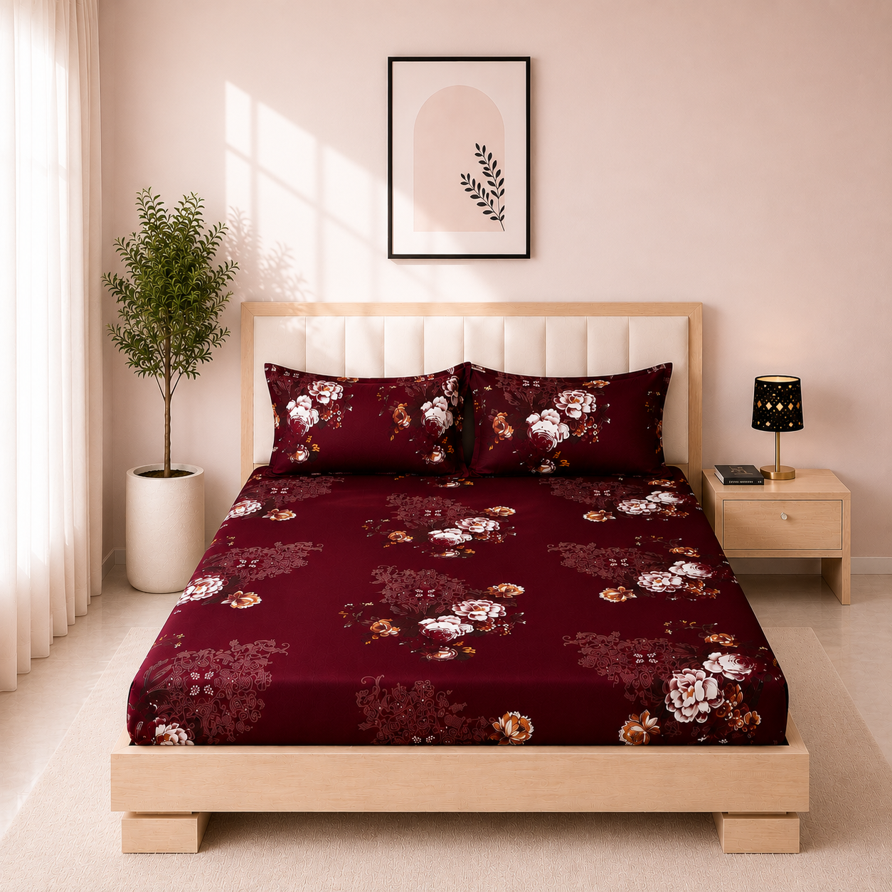 Zinia Pure Cotton Bedsheet