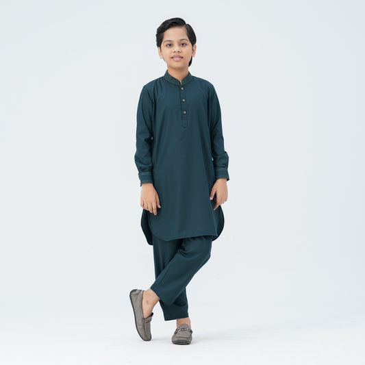 Boy's Viscose Embroidered Kabli