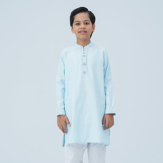 Boy's Sky Blended Panjabi
